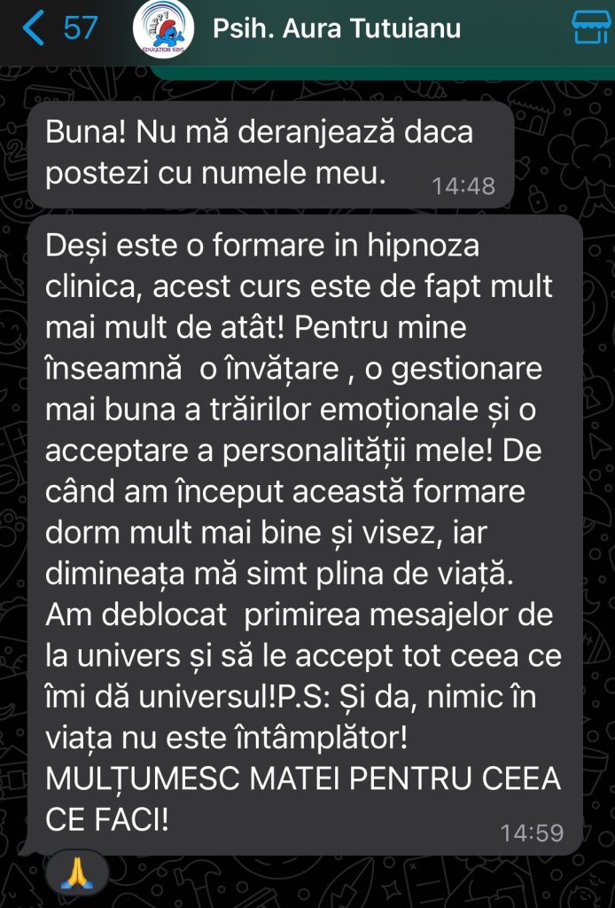 Testimonial Sandonia Institute