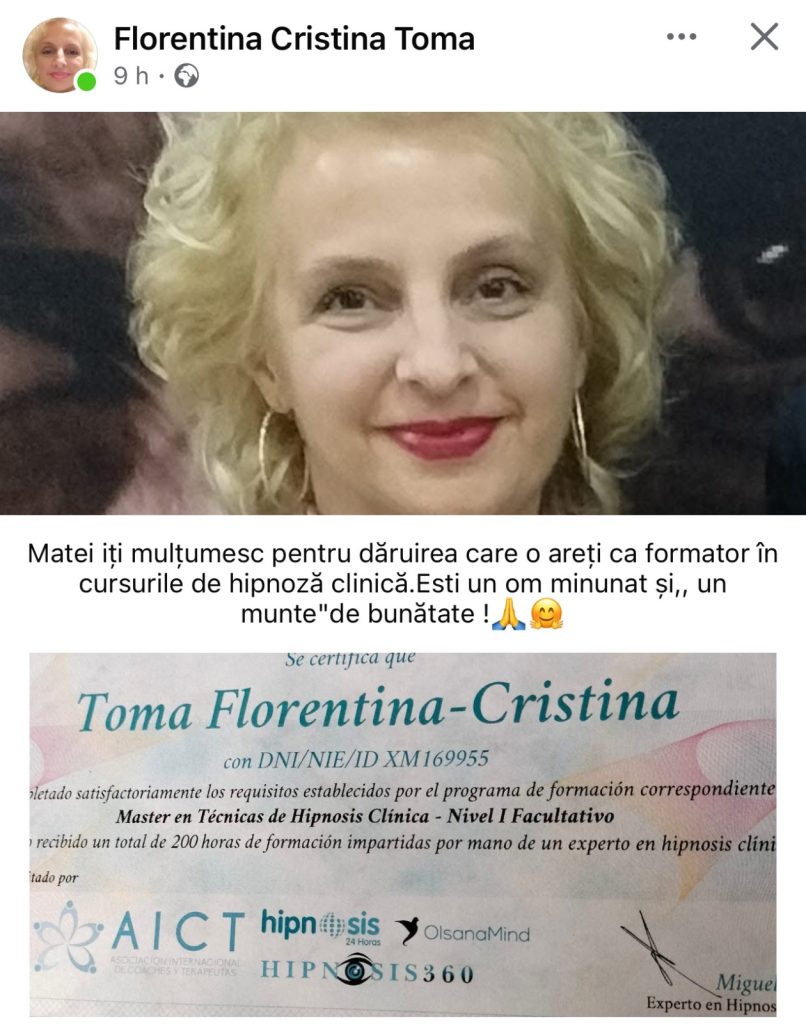 Testimonial Sandonia Institute